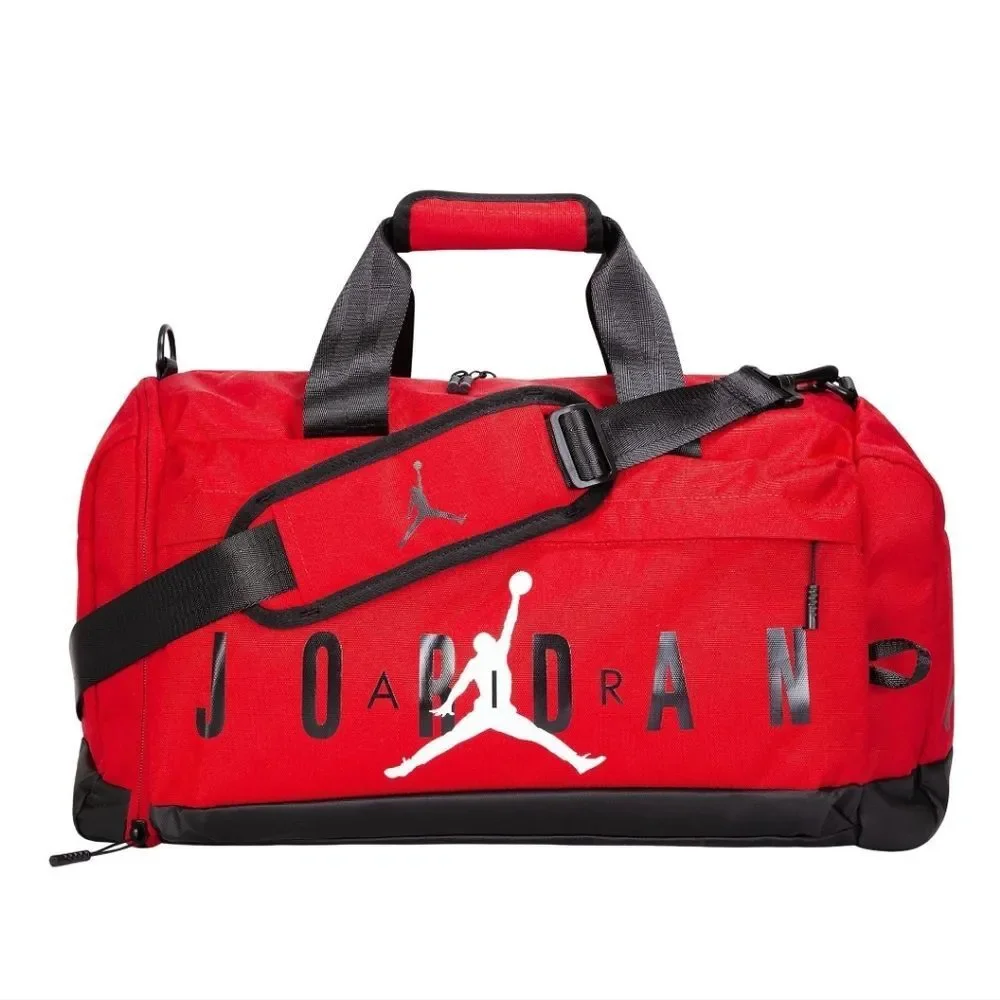 Jordan Air Jordan Velocity Duffel Bag- Black/Red